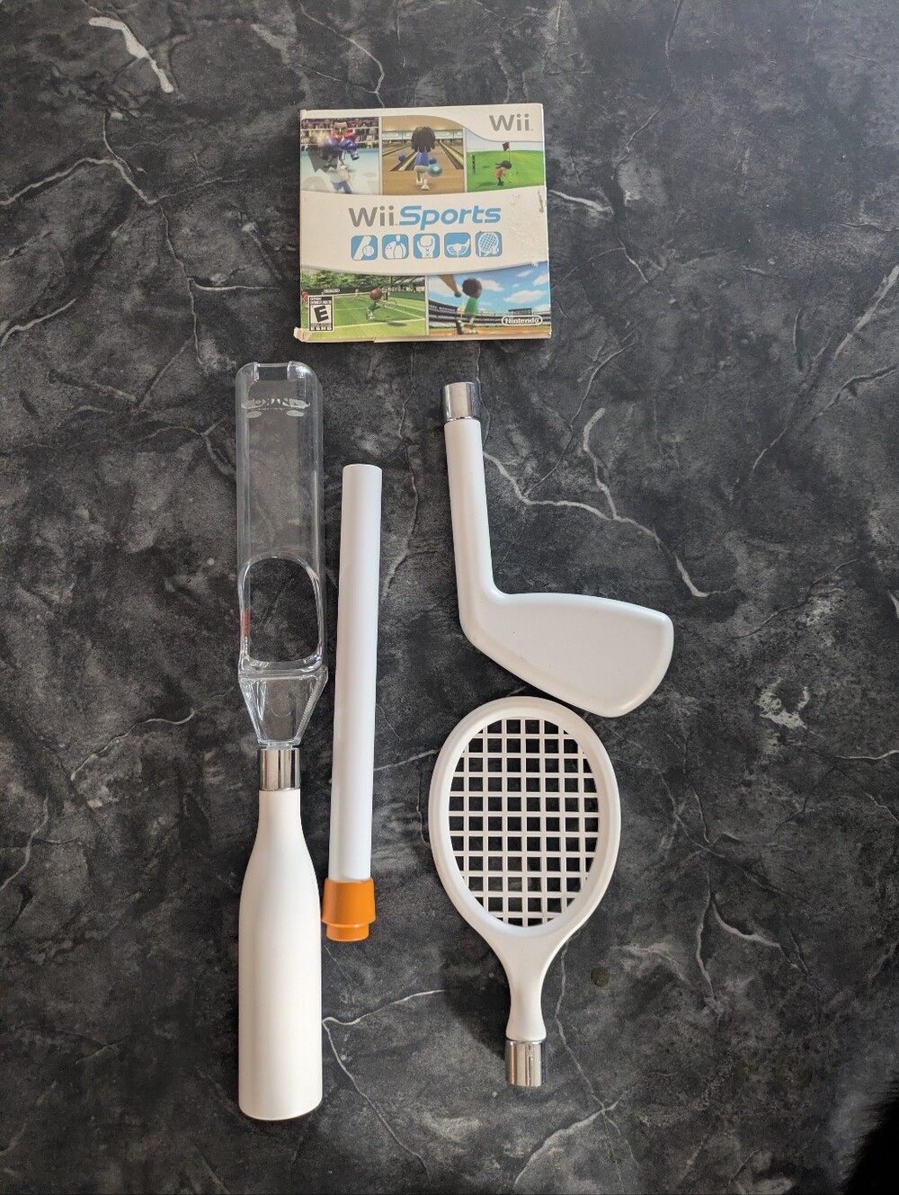Nintendo Wii Sports 2 Games + 4 Sports Accessories Bundle